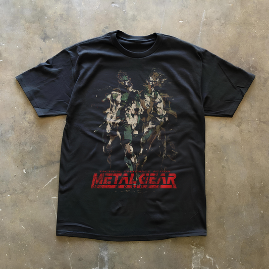 Metal Gear Solid Black Tee