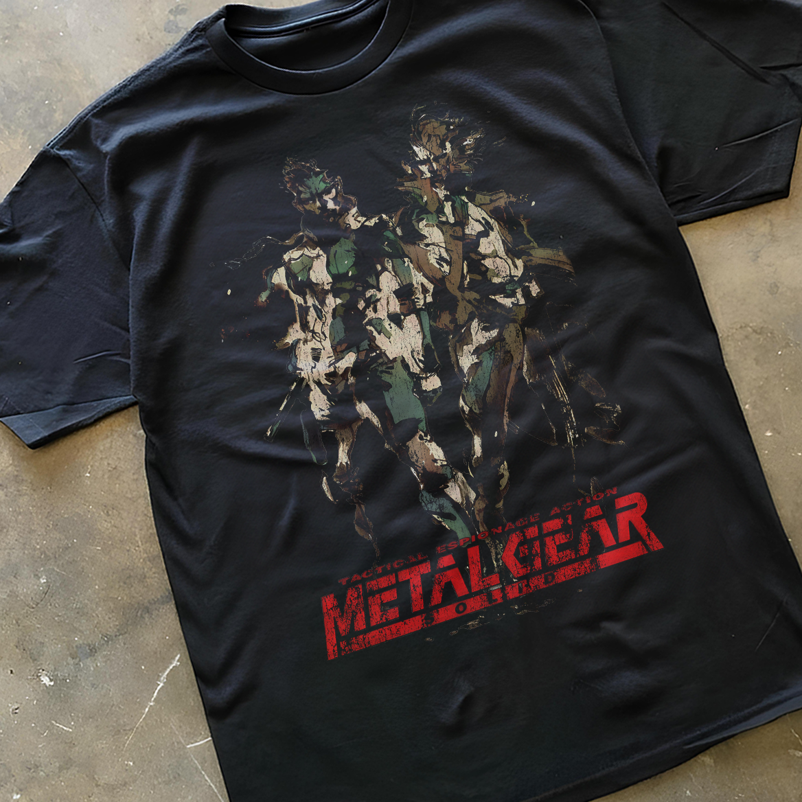 Metal Gear Solid Black Tee