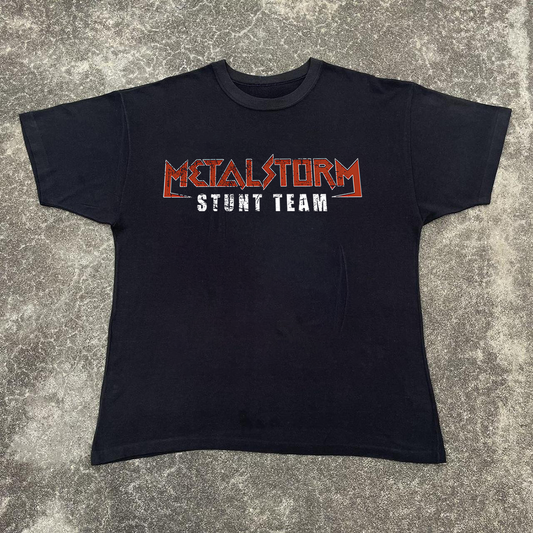 METAL STORM STUNT TEAM PREMIUM BLACK TSHIRT