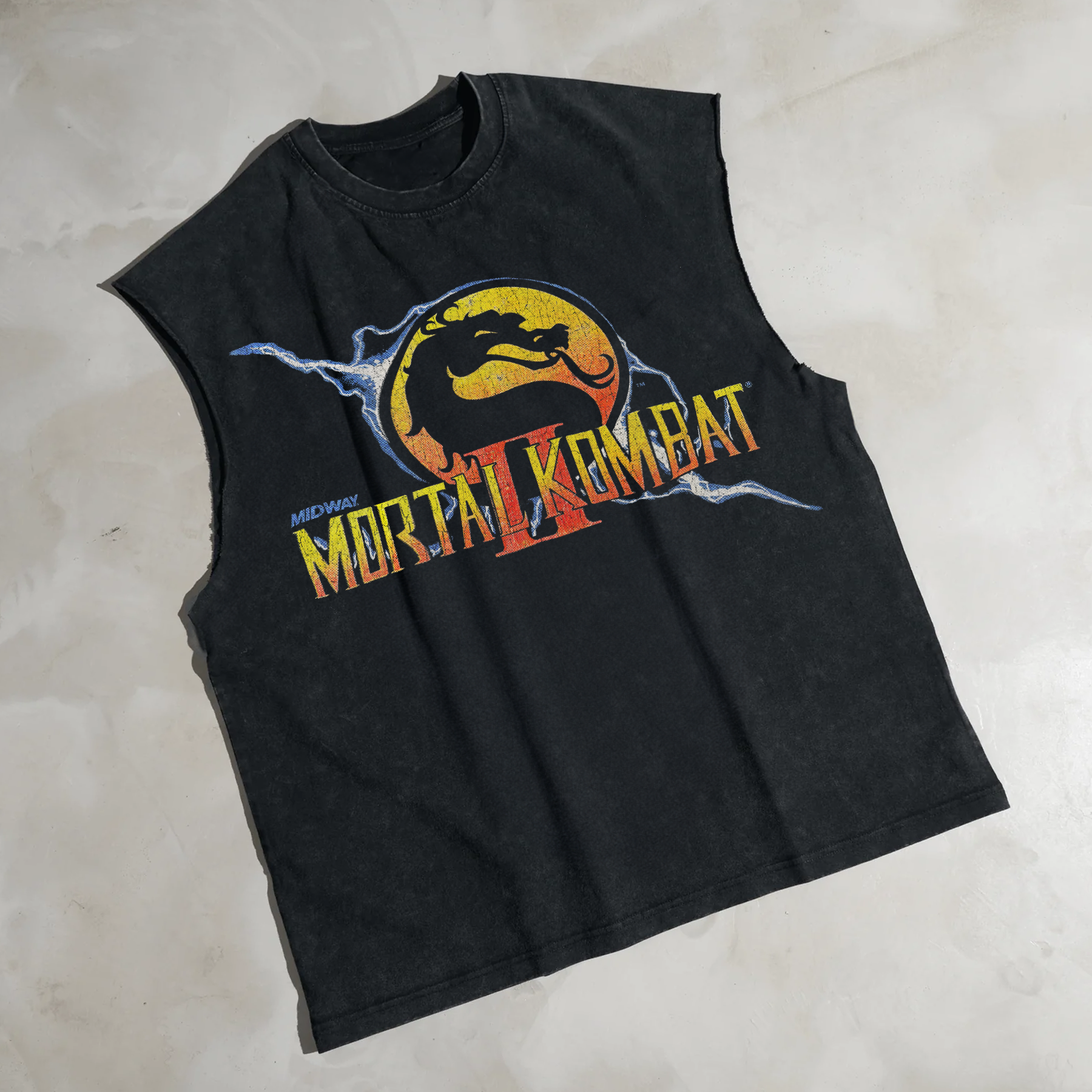 P0WER RANGERS TURBO PROMO WHITE WASHED T-SHIRT