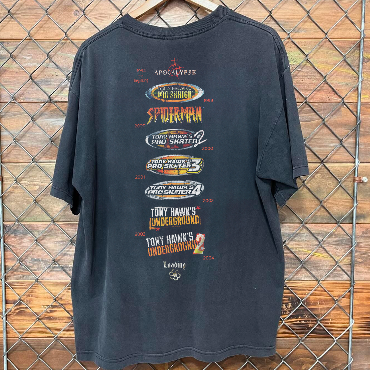 NEVERS0FT 10 HARDCORE YEARS 2004 RARE BLACK T-SHIRT