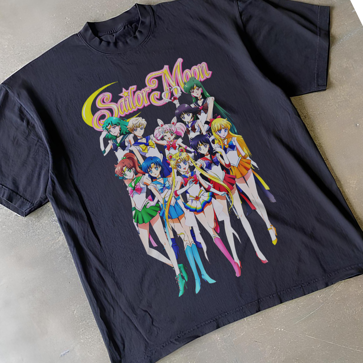 Sailormoon Crew Promo Tee Black