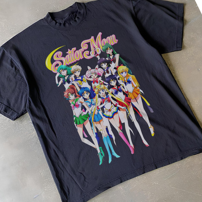 Sailormoon Crew Promo Tee Black