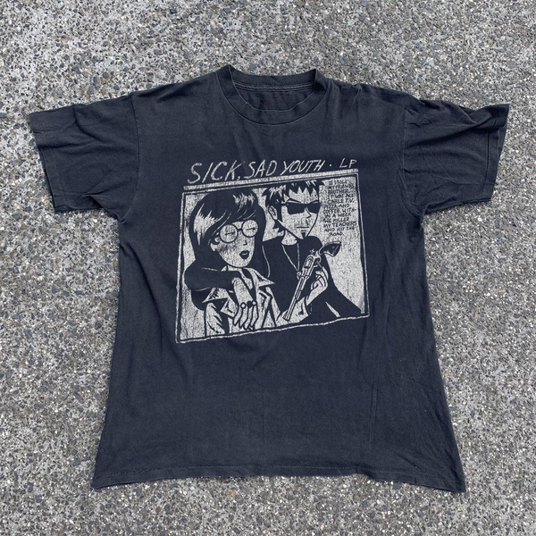 Sick Sad Youth Washed Black T-Shirt – Parallel