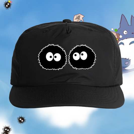 SUSUWATARI BLACK NYLON SNAPBACK
