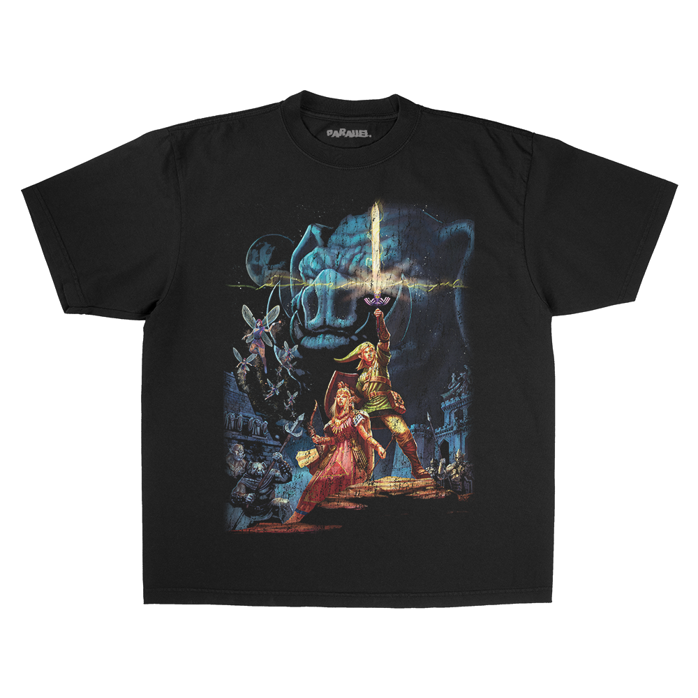 Zelda Black Tee