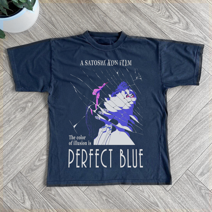 PERFECT BLUE 1997 PROMO MERCH BLACK T-SHIRT