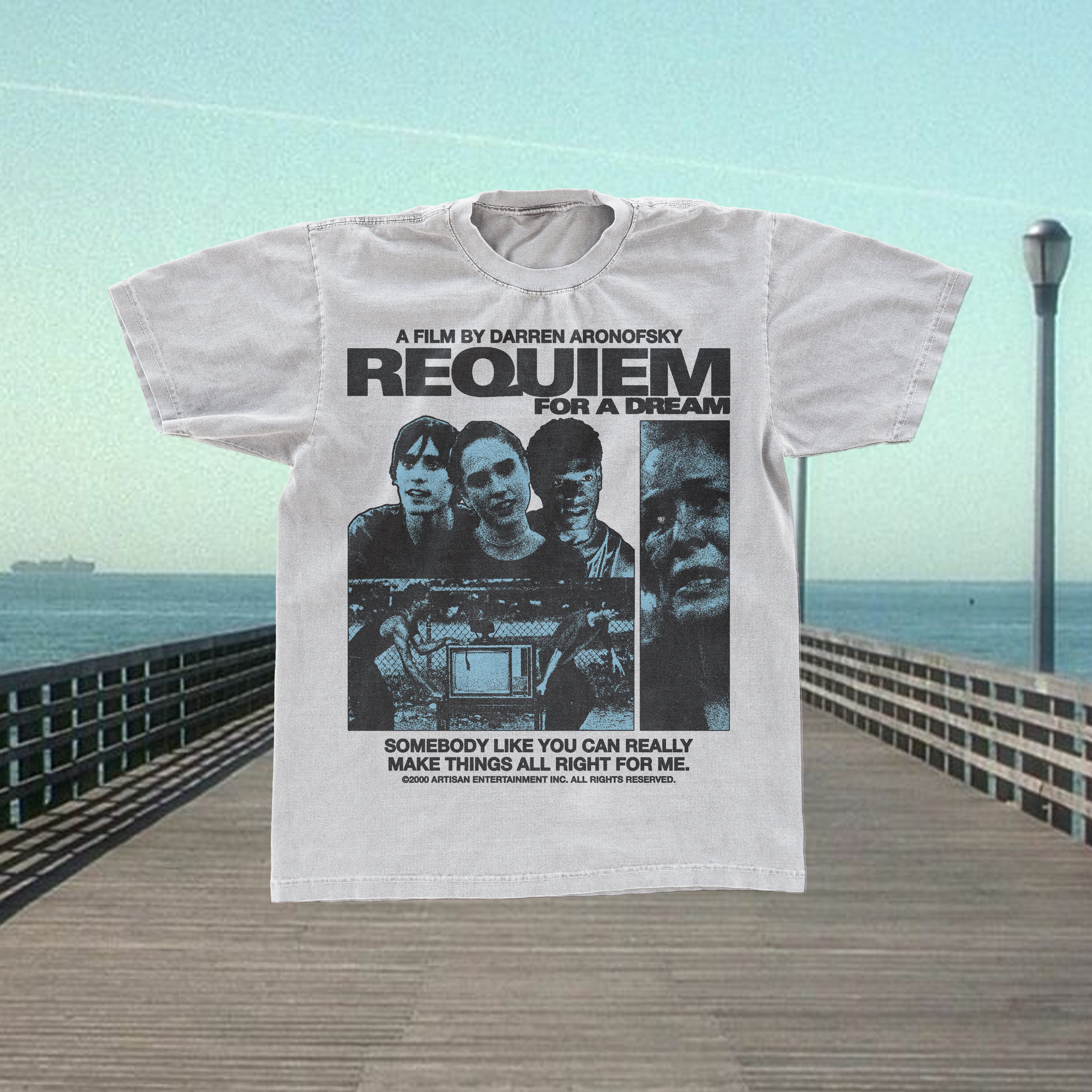 REQU1EM FOR A D.R.E.A.M. T-SHIRT WHITE