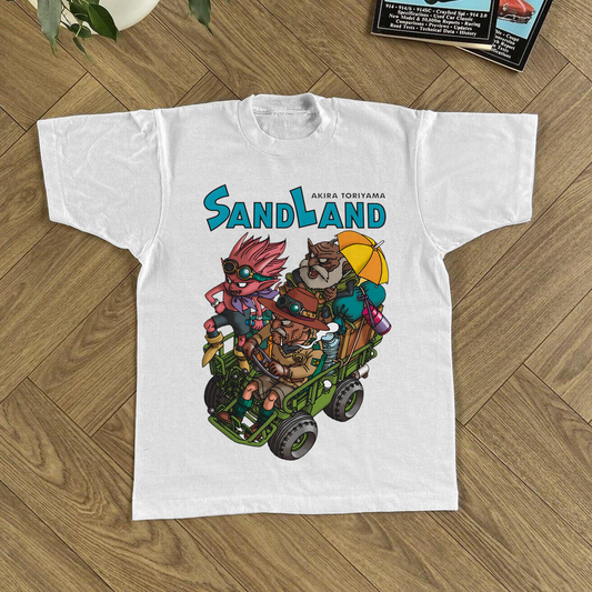 'SAND LAND' WHITE PROMO T-SHIRT