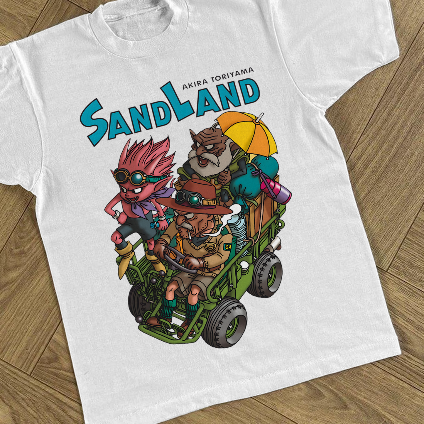 'SAND LAND' WHITE PROMO T-SHIRT