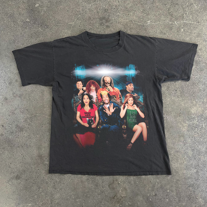 2000s 'SCARY MOVIE 2' WASHED BLACK PROMO T-SHIRT