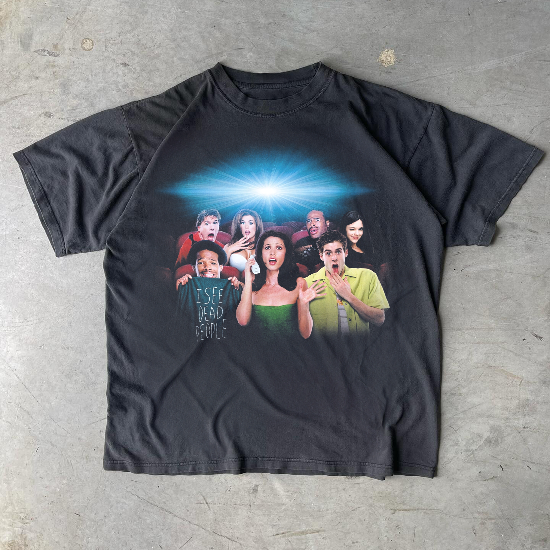2000s 'SCARY MOVIE' BLACK PROMO T-SHIRT