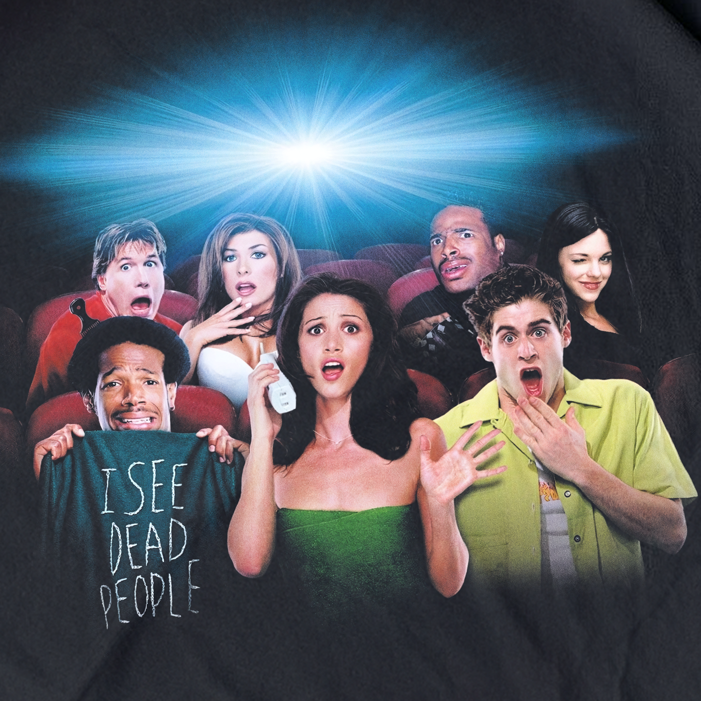 2000s 'SCARY MOVIE' BLACK PROMO T-SHIRT