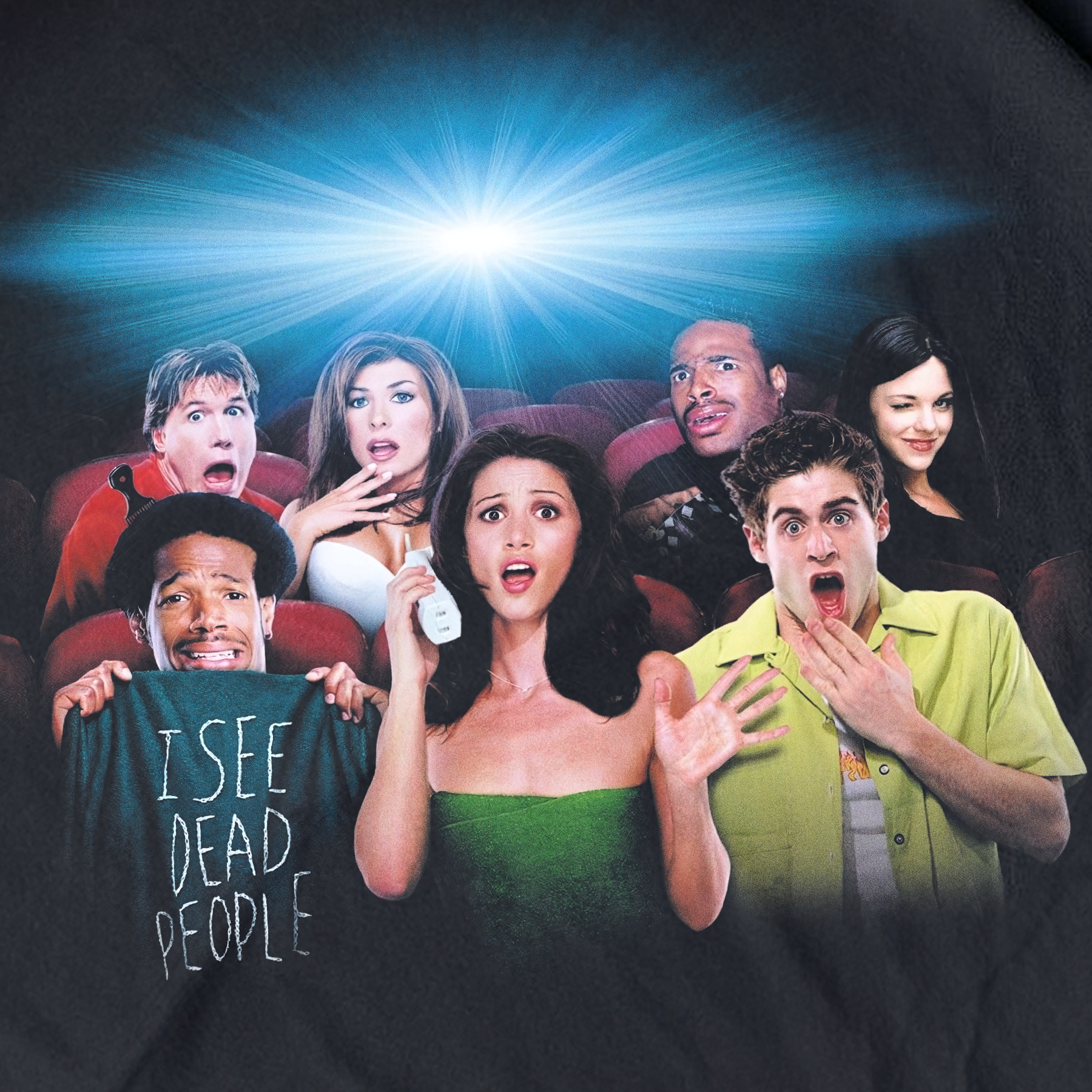 2000s 'SCARY MOVIE' BLACK PROMO T-SHIRT