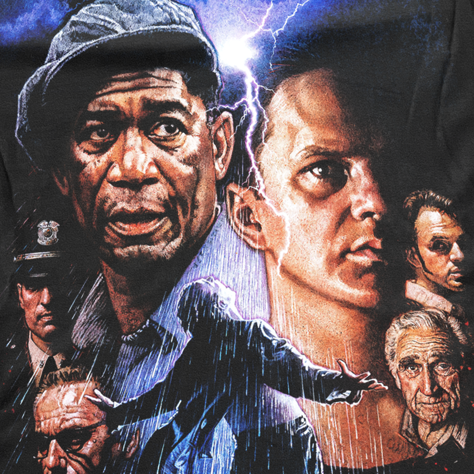 'SHAWSHANK REDEMPTION' 1994 BLACK T-SHIRT