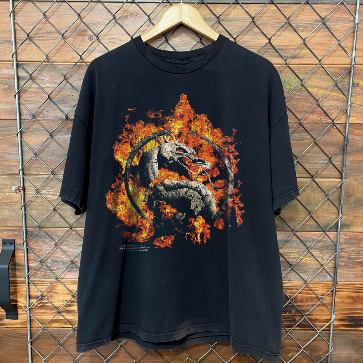 MK ANNIHILATION RARE WASHED BLACK T-SHIRT
