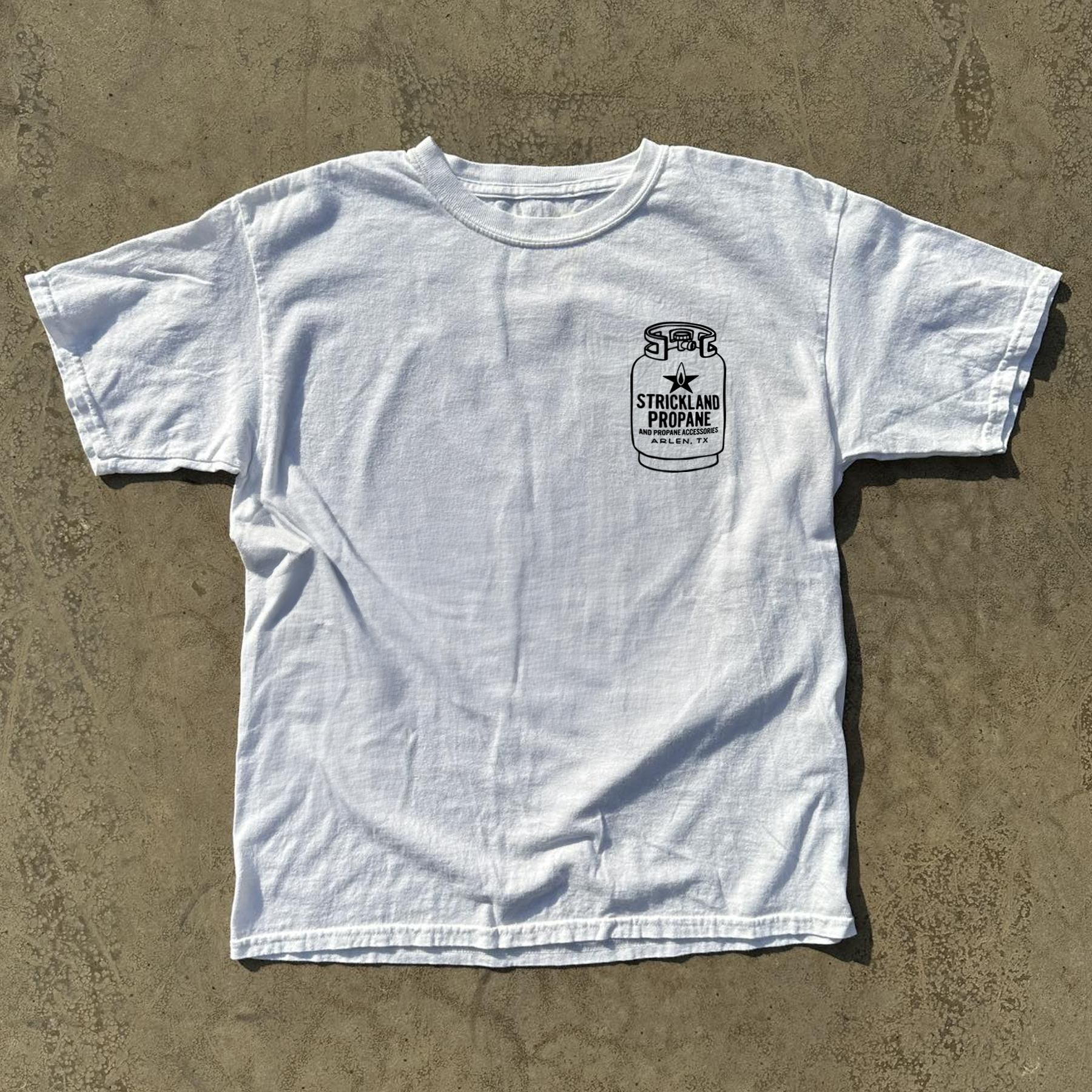 'STRICTLAND PROPANE' WHITE T-SHIRT