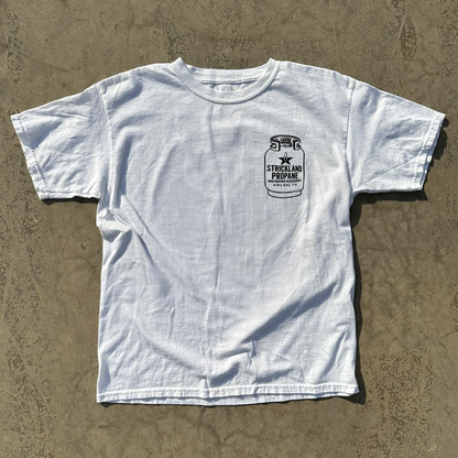 'STRICTLAND PROPANE' WHITE T-SHIRT