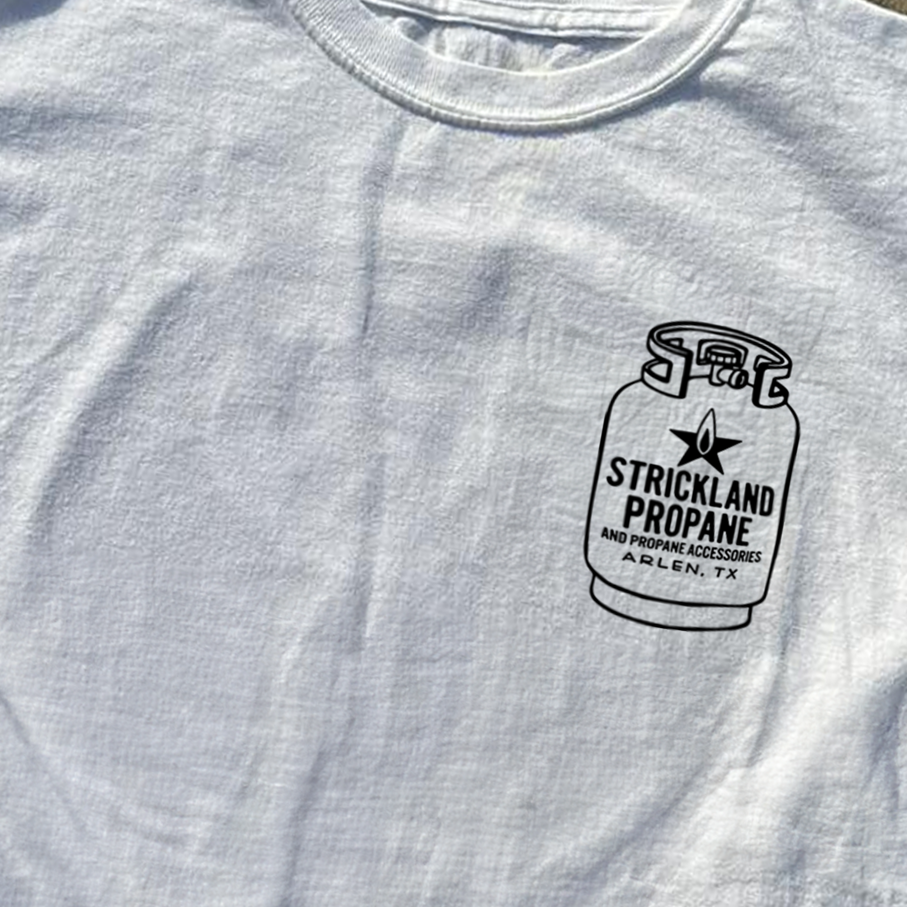 'STRICTLAND PROPANE' WHITE T-SHIRT