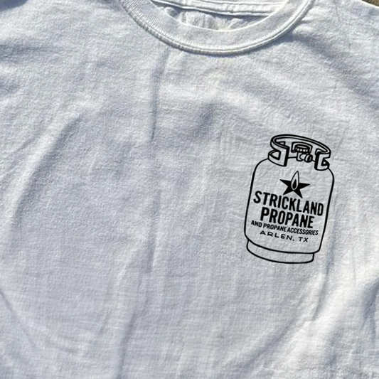 'STRICTLAND PROPANE' WHITE T-SHIRT