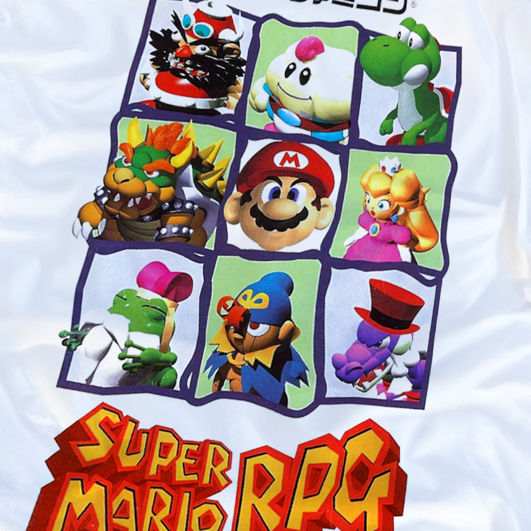 1996 JAPANESE 'SUPER MARIO RPG' WHITE T-SHIRT