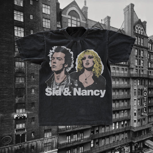 VINTAGE S1D AND NANCY BLACK T-SHIRT