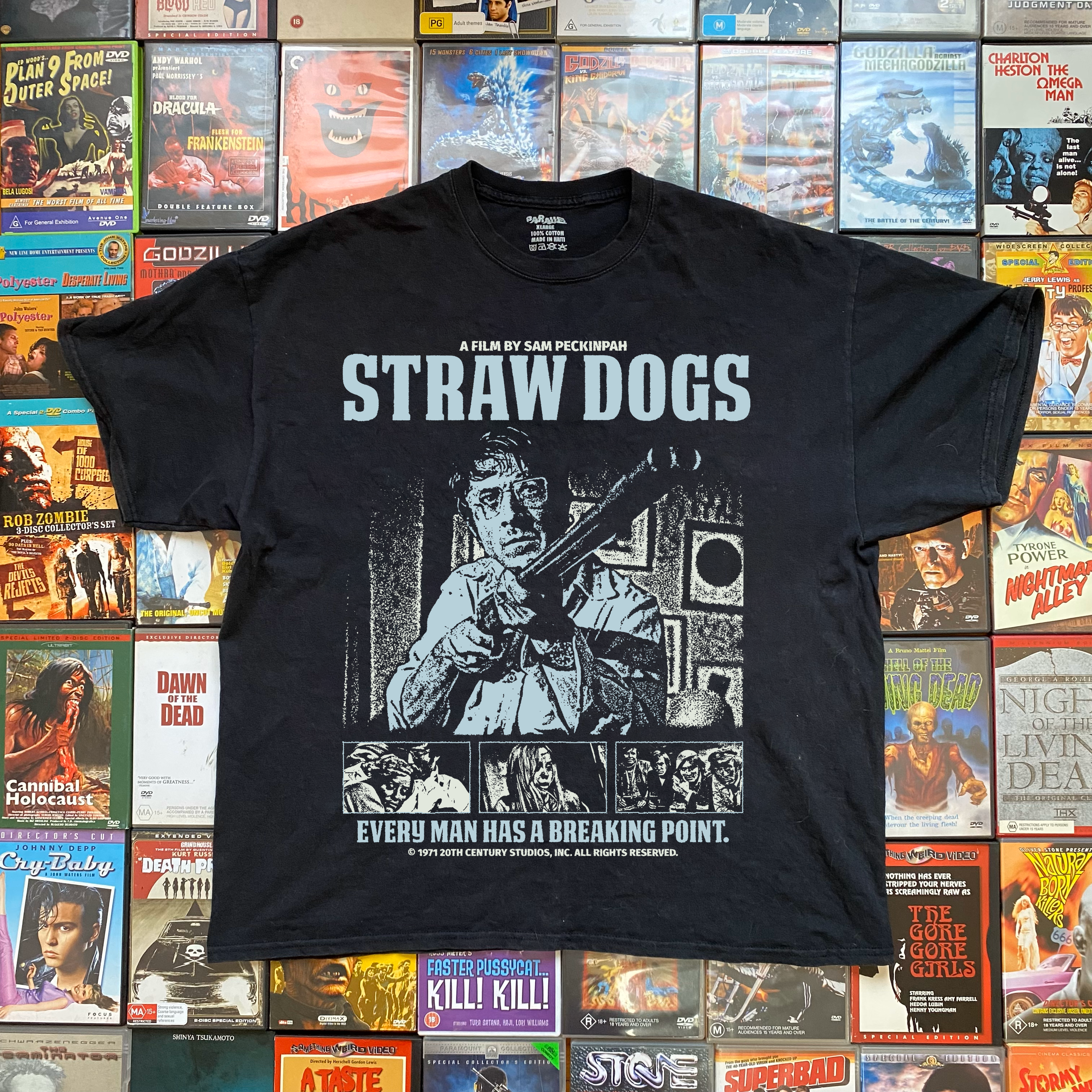 STRAW DOGS PROMO BLACK T-SHIRT