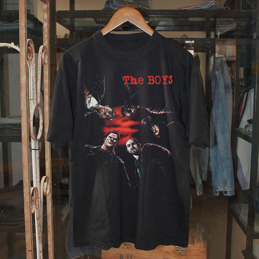 THE BOYS COMIC 'STRAIGHT OUTTA COMPOUND' BLACK T-SHIRT