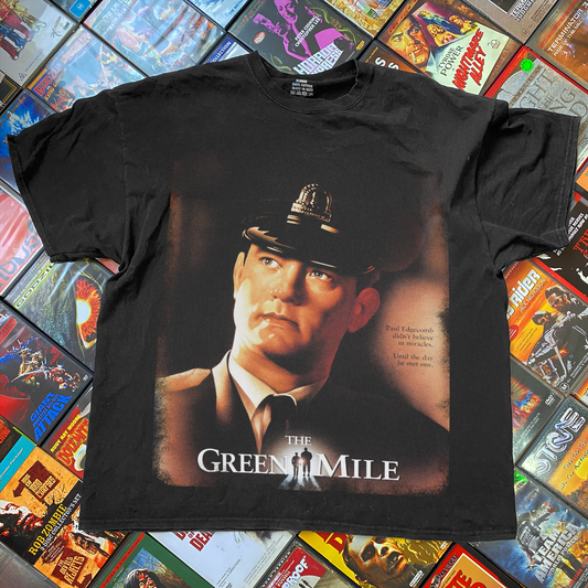 'THE GREEN MILE' WASHED BLACK T-SHIRT