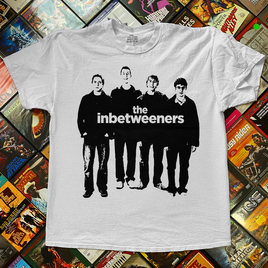 'THE INBETWEENERS' PROMO WHITE T-SHIRT