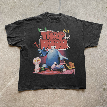 Vintage 'The Trap Door' Black T-Shirt