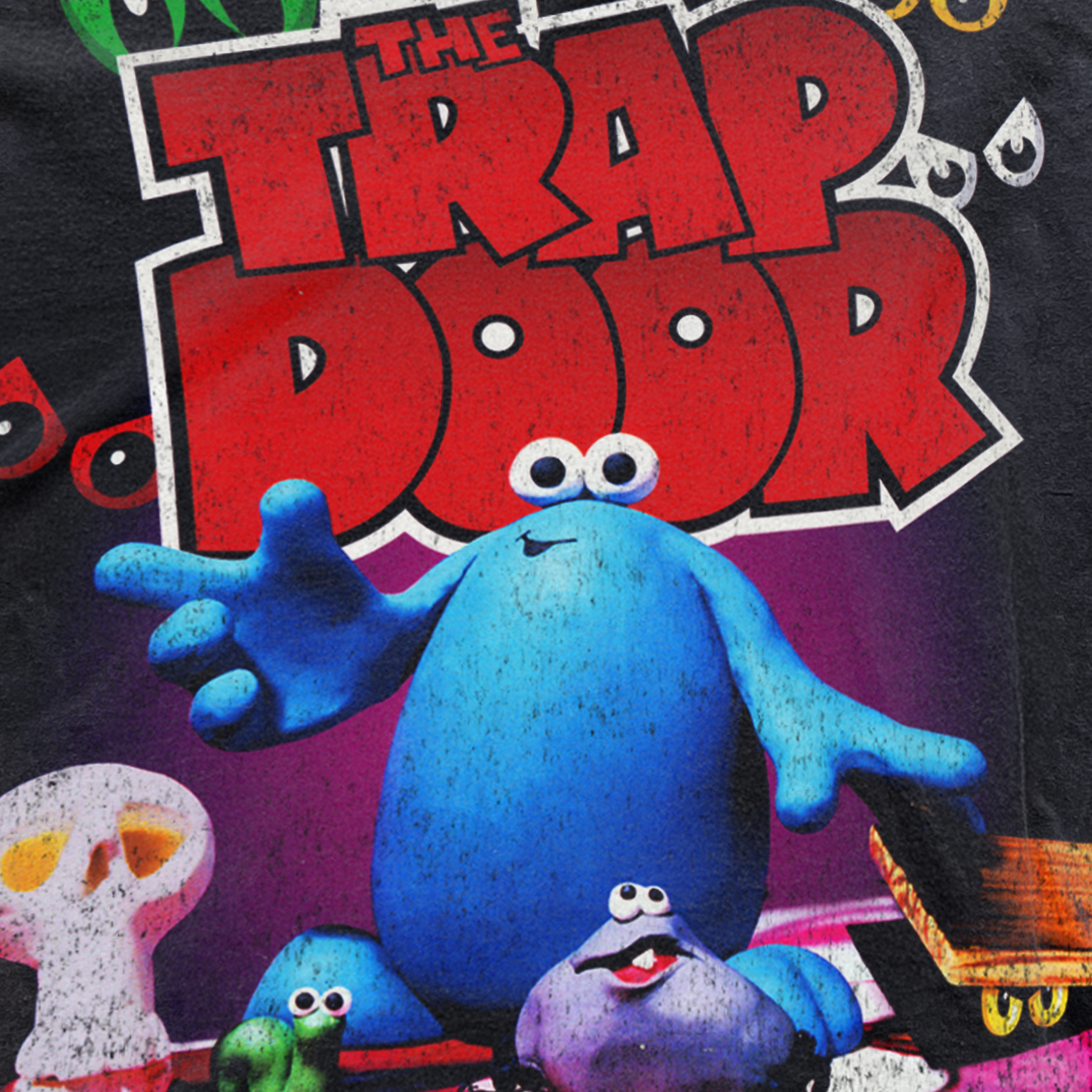 VINTAGE 'THE TRAP DOOR' BLACK T-SHIRT