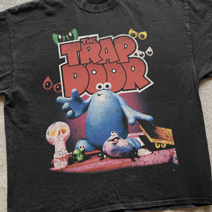 Vintage 'The Trap Door' Black T-Shirt