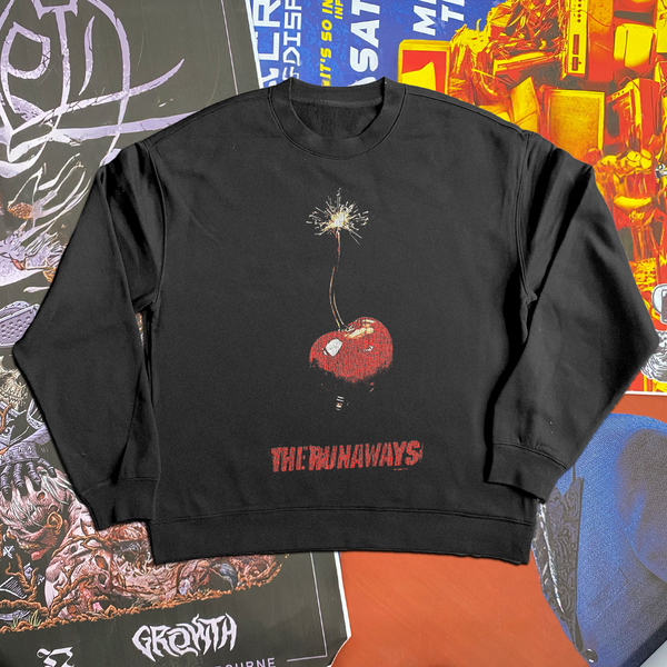 THE RUNAWAYS' CHERRY BOMB BLACK CREWNECK – Parallel