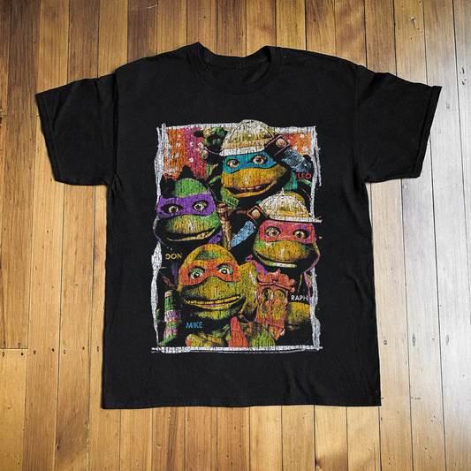 TMNT Washed Black Tee
