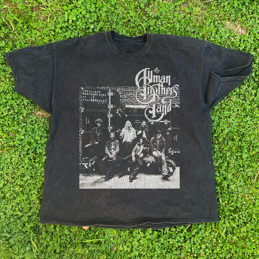 THE ALLMAN BROTHERS VINTAGE BLACK T-SHIRT