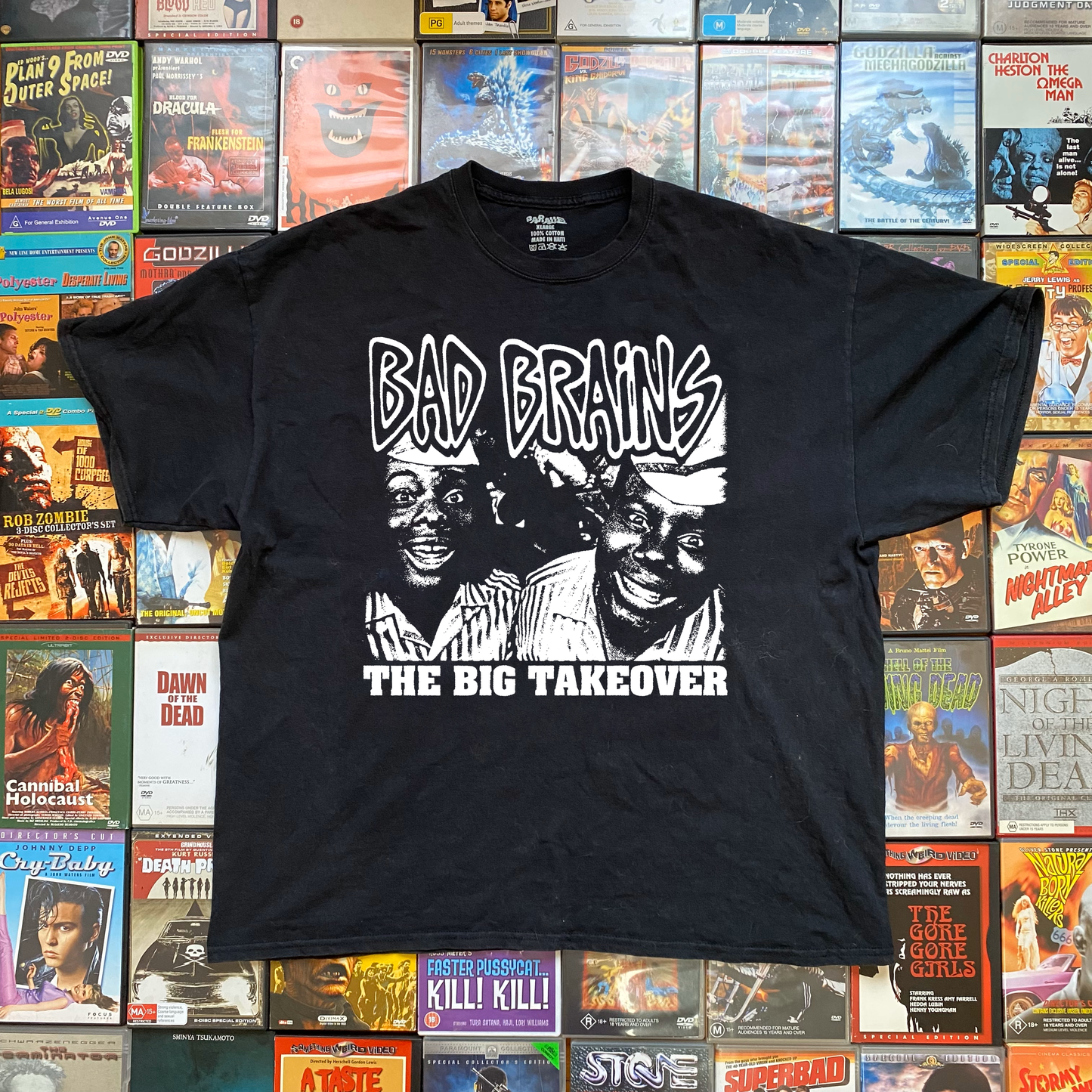 THE BIG TAKEOVER PARODY PROMO BLACK T-SHIRT