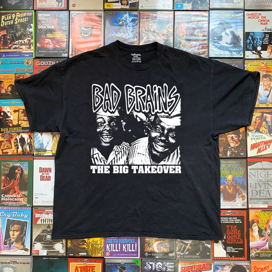 THE BIG TAKEOVER PARODY PROMO BLACK T-SHIRT