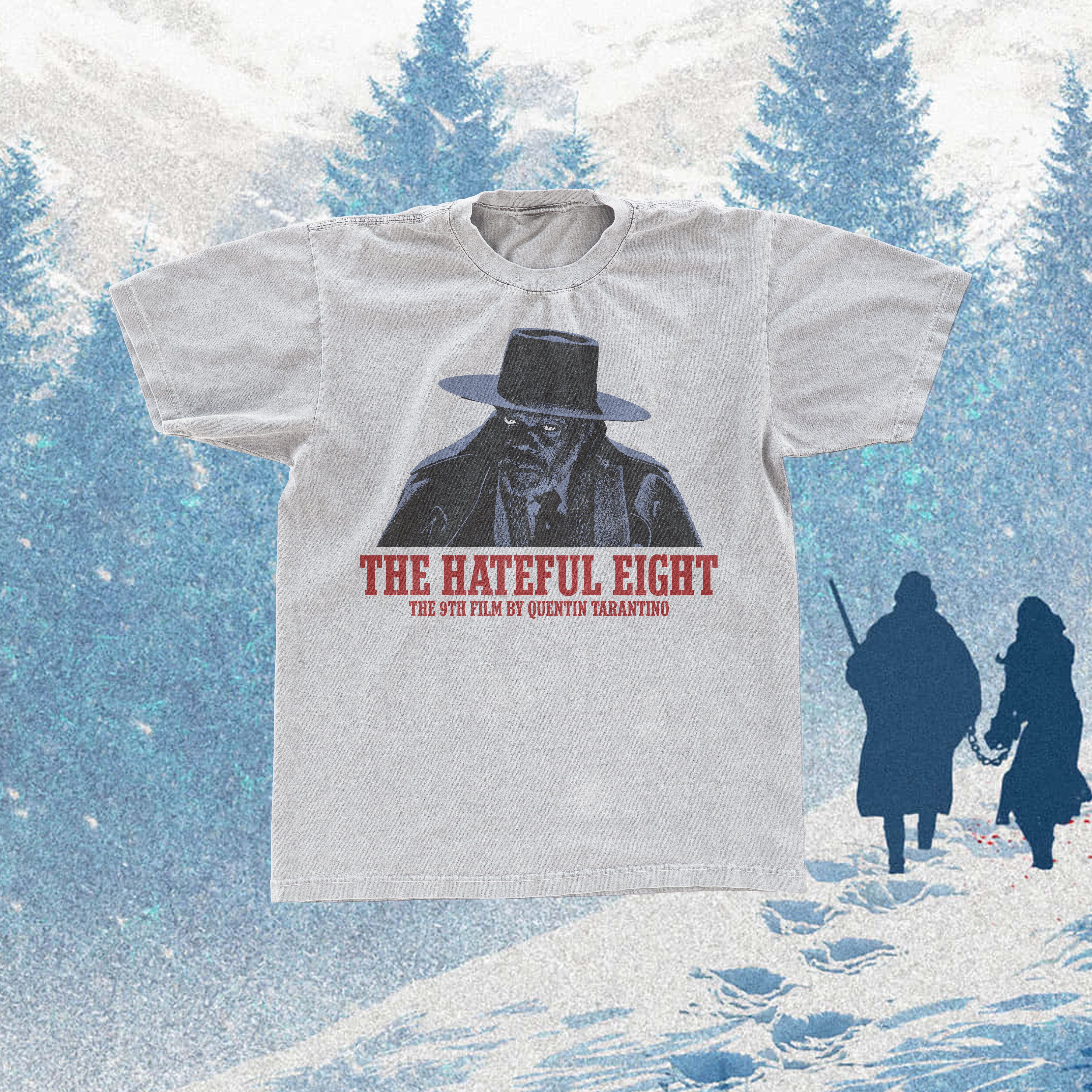 MASTERPIECE 'THE HVTEFUL EIGHT' WHITE PROMO T-SHIRT