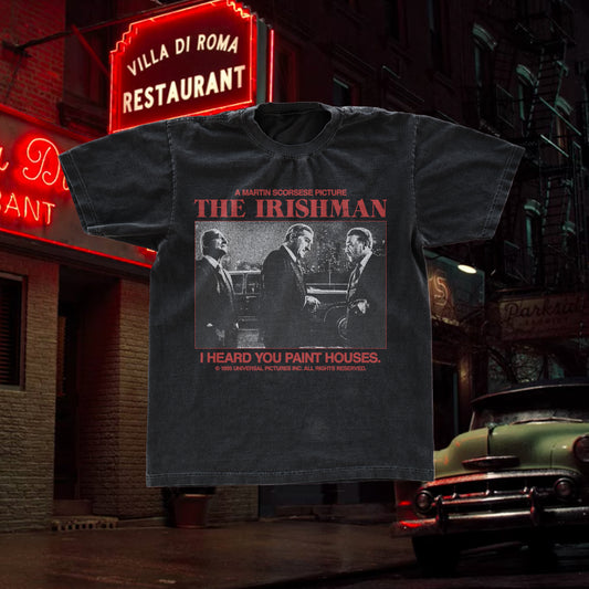 VINTAGE 'THE 1R1SHMAN' BLACK T-SHIRT