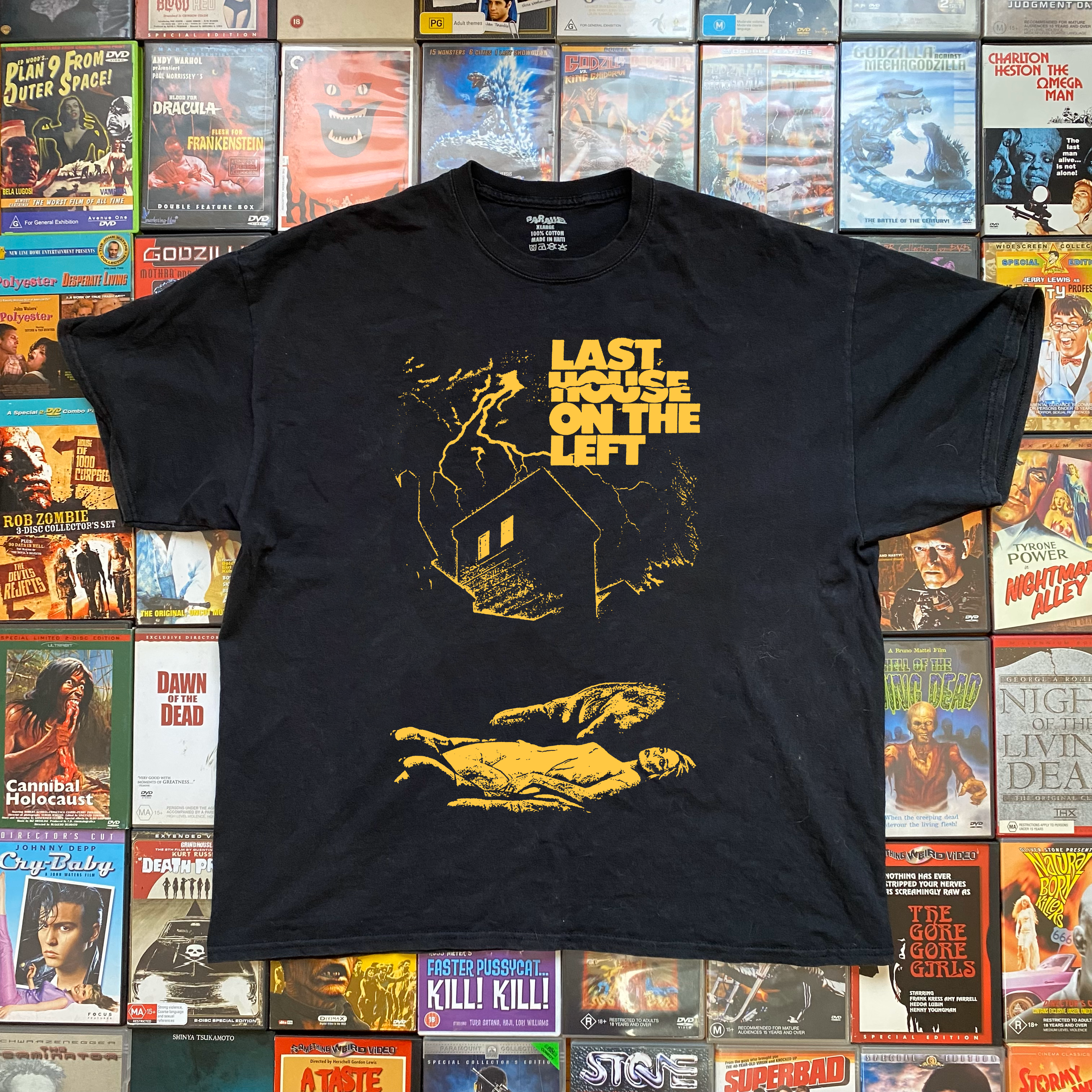 THE LAST HOUSE ON THE LEFT PROMO BLACK T-SHIRT