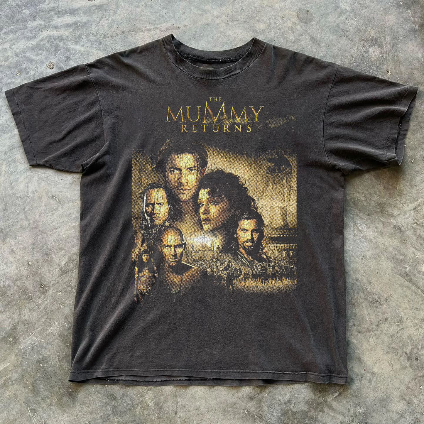 THE MVMMY RETURNS PROMO BLACK T-SHIRT