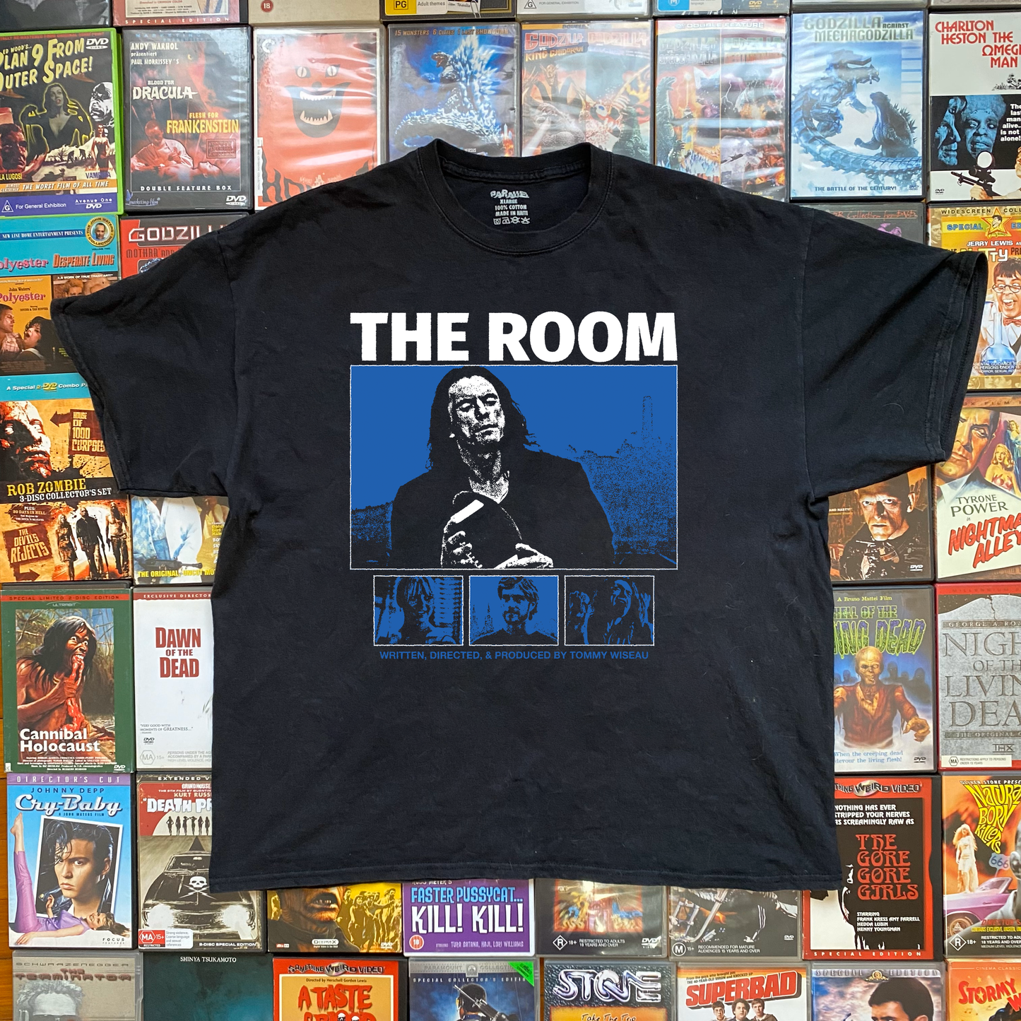 THE ROOM PROMO BLACK T-SHIRT