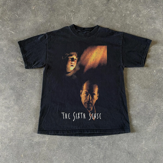 THE SIXTH SENSE VINTAGE BLACK T-SHIRT