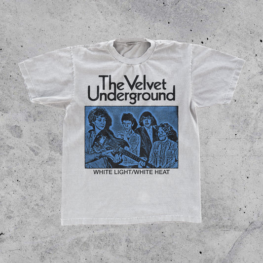 THE 'VELVET UNDERGR0UND' PROMO WHITE T-SHIRT