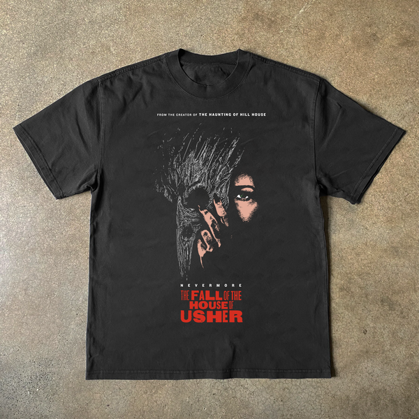 THE FALL OF THE HOUSE OF USHER BLACK T-SHIRT