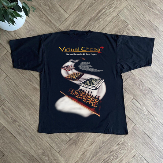 90s VIRTUAL CHESS 2 PC GAME T-SHIRT