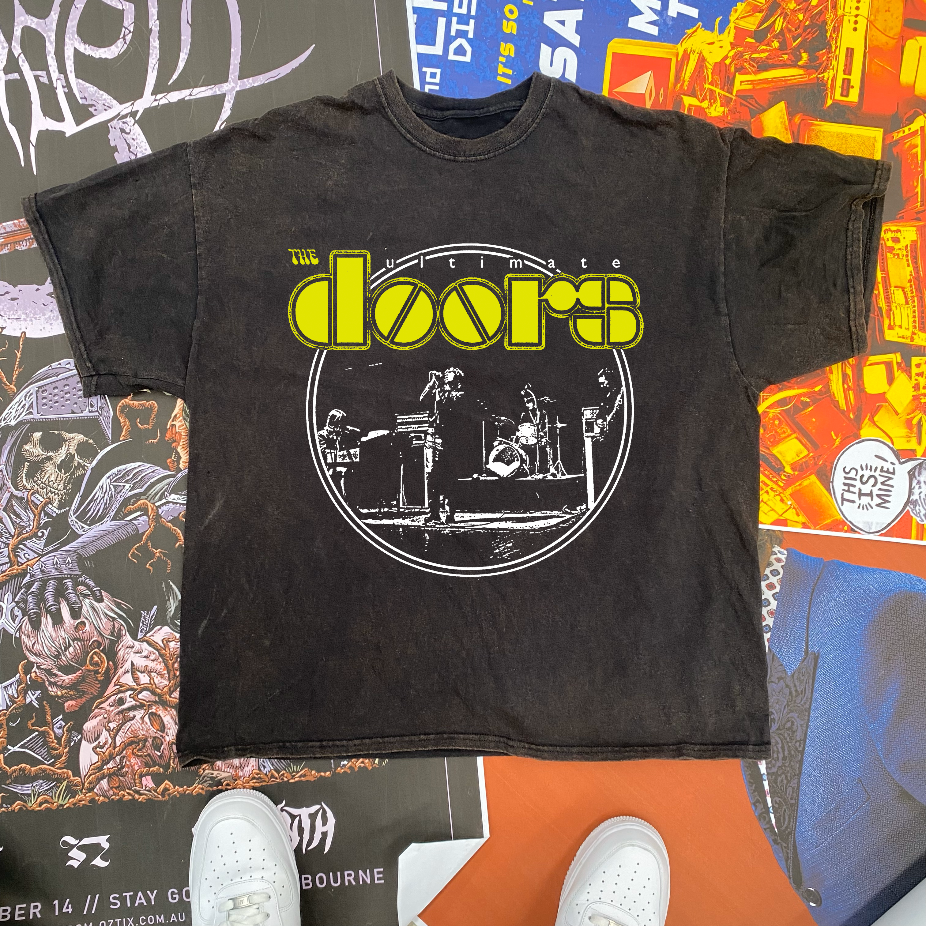 VINTAGE 'THE DOORS' BLACK T-SHIRT