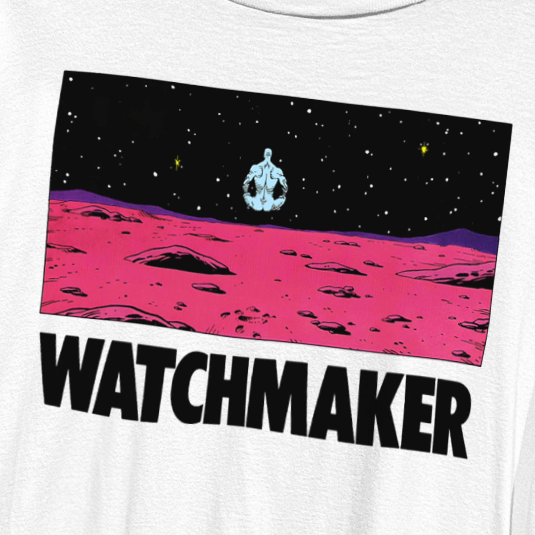 90s DR MANHATTAN ‘WATCHMAKER’ WHITE T-SHIRT