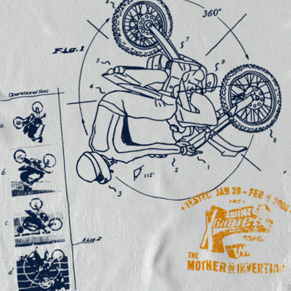 MIKE METZGER 90s XGAMES BACKFLIP WHITE T-SHIRT